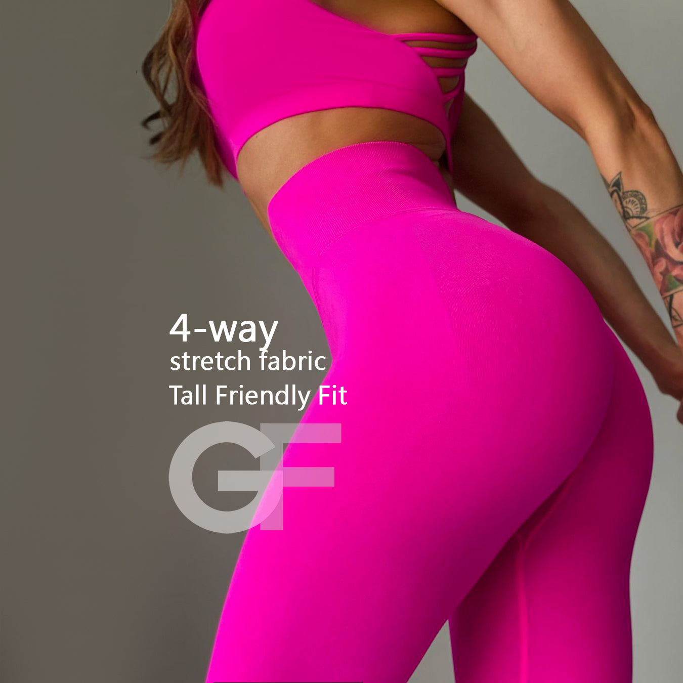 Buttery soft high waisted leggings with booty lift and squat proof design