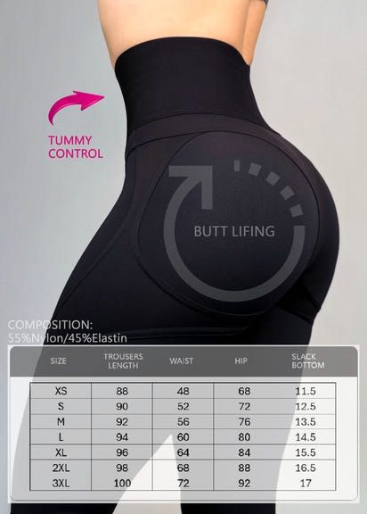 High-Waisted Contour Scrunch Leggings