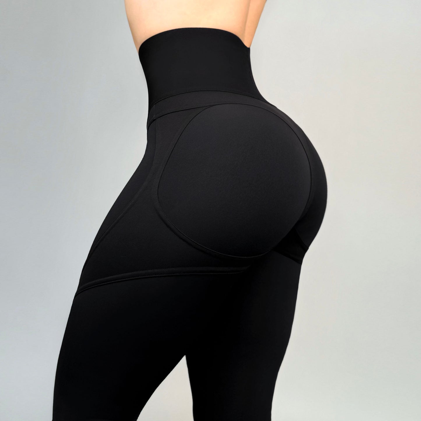 High-Waisted Contour Scrunch Leggings