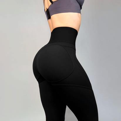 High-Waisted Contour Scrunch Leggings