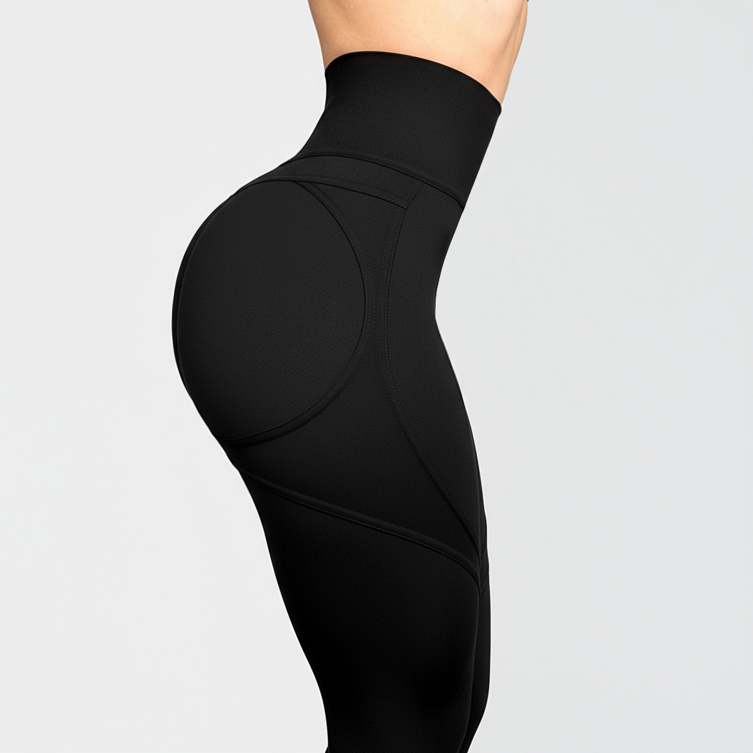 High-Waisted Contour Scrunch Leggings