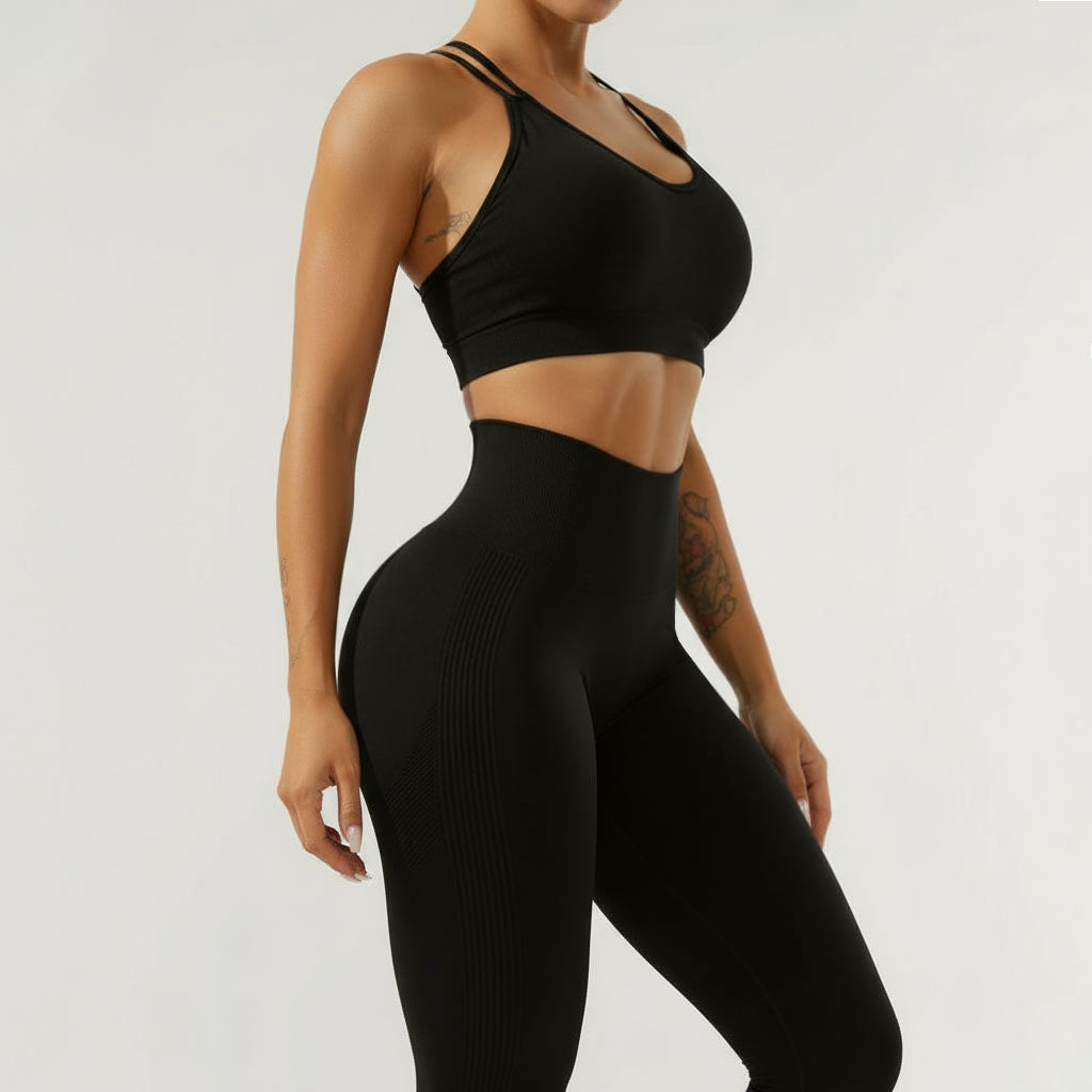 High-Waisted Sculpt Leggings – Booty Lift Effect